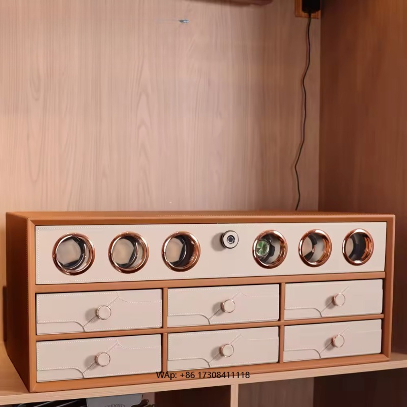 Automatic Watch Winder - Automatische Watch Winder 6 slots Houten