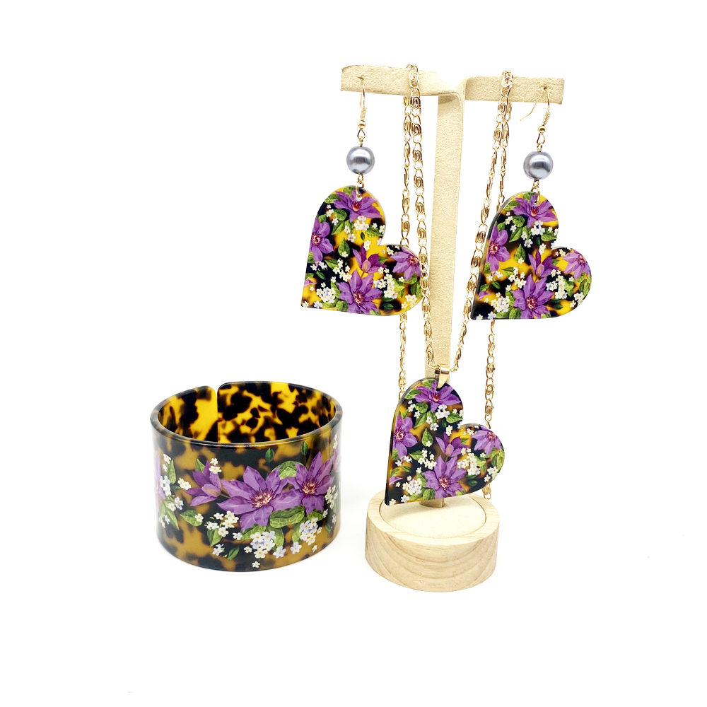 Pacific Jewelry & Watches Los Angeles - Nieuwste Acryl Hars Plastic Armband Ketting