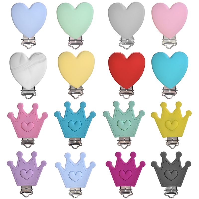 Pacific Jewelry & Watches Los Angeles - 1Pc Baby Siliconen Pacifer Clips Pentagram