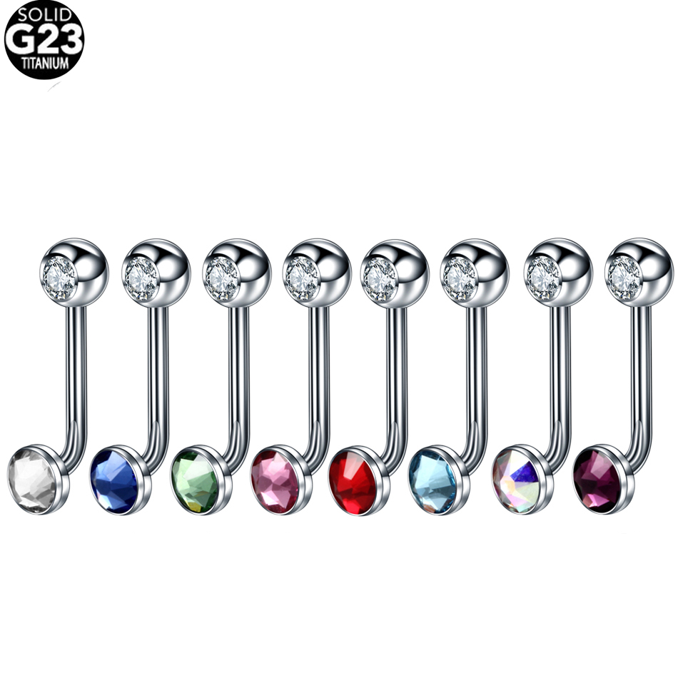 Christina Jewelry & Watches Marguerite Ørestik Forgyldt Sølv - 1Pc G23 Titanium Kristal Christina Verticale