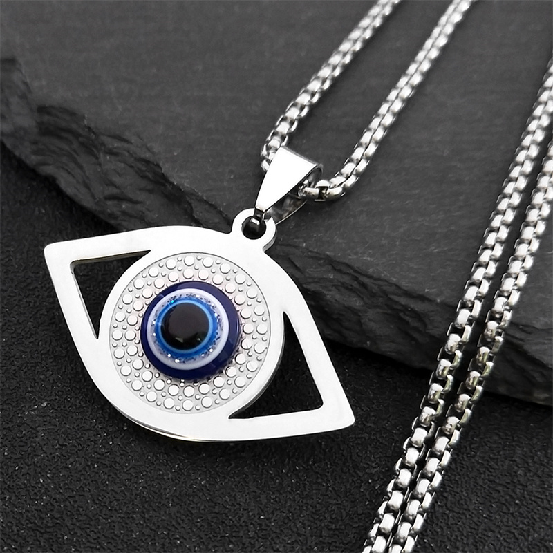 The Jewelry & Watches - Islam Hamsa Evil Blue Eye ketting