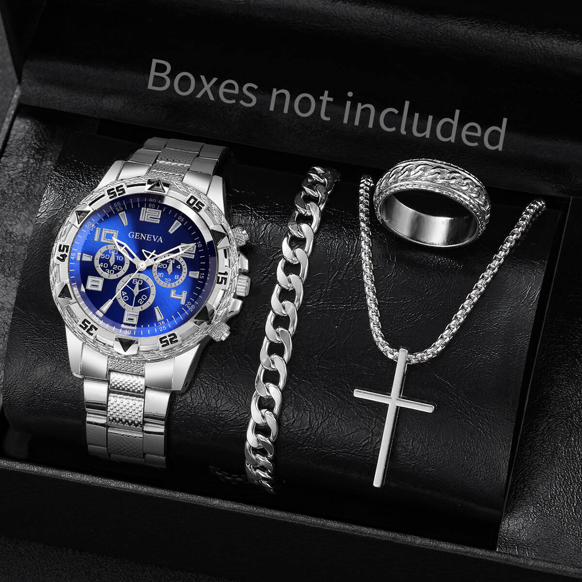 Mystery Jewelry Jar Watches - 4 stks/set Mode Mannen Zakelijke Horloges