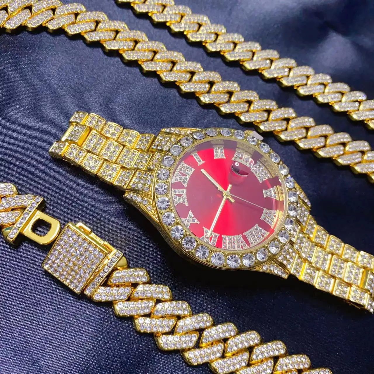 Icebox Jewelry Watches - 3 STKS Hip Hop Kalender Luxe