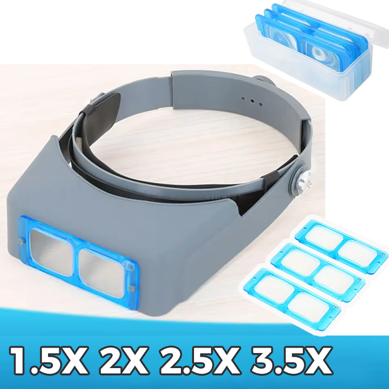 Jewelry Eyewear Watches & Accessories - 1.5X2X2.5X3.5X Hoofd Draagbare Vergrootglas Optivisor Oogloep