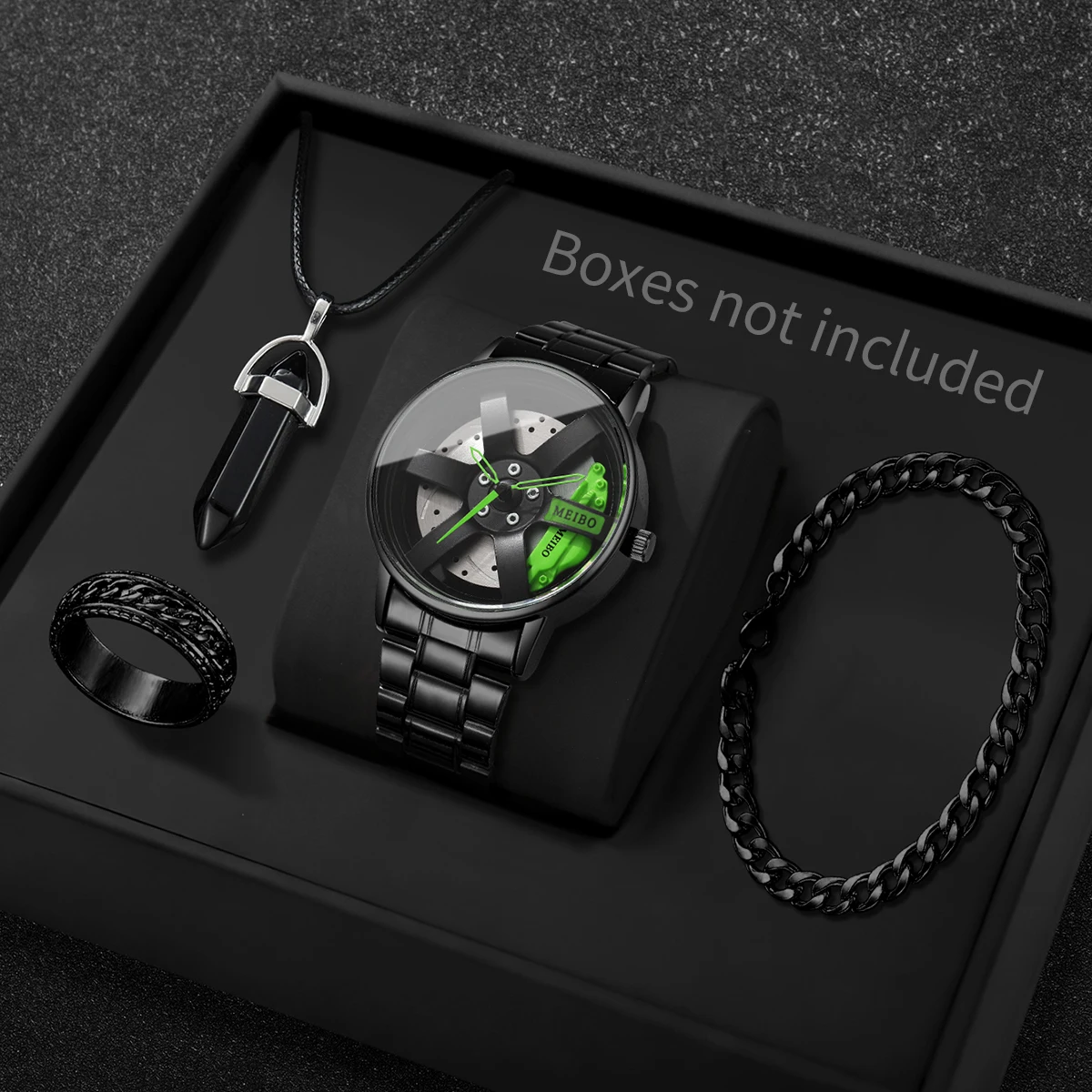 4-delige set modieuze 3D autow - Mystery Jewelry Jar Watches recensie en prijs