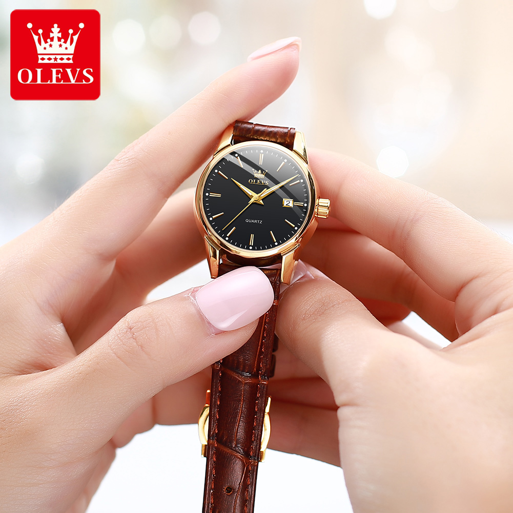 OLEVS horloge 6898 dameshorlog - Leather Bracelet recensie en prijs