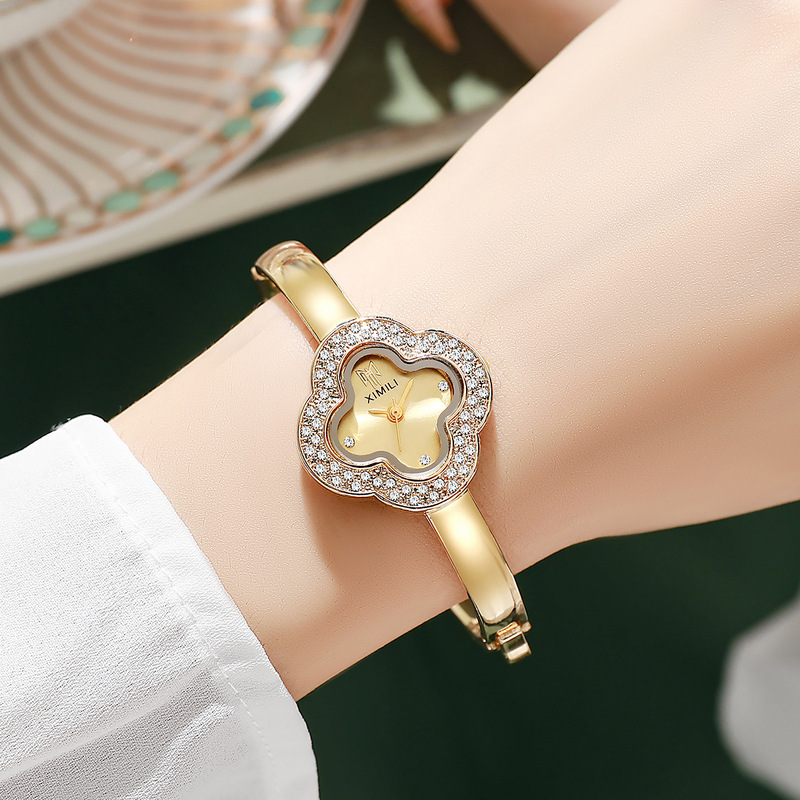 Dames luxe diamanten quartz po - Jewelry Diamond Watches recensie en prijs