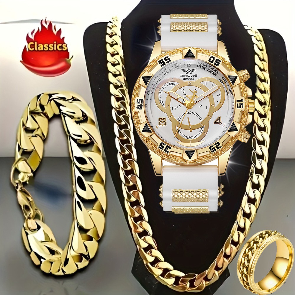 4-delige luxe herenhorloge- en - Mystery Jewelry Jar Watches recensie en prijs