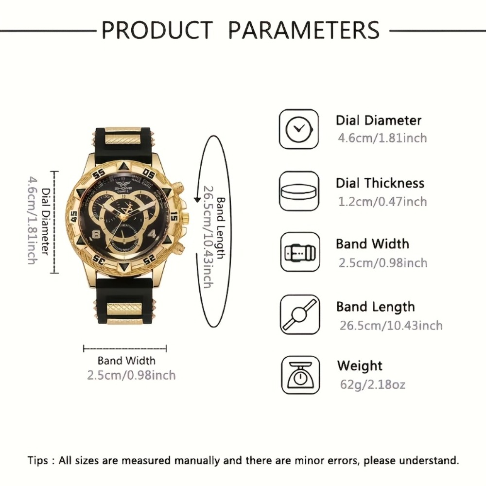 4-delige luxe herenhorloge- en - Mystery Jewelry Jar Watches recensie en prijs