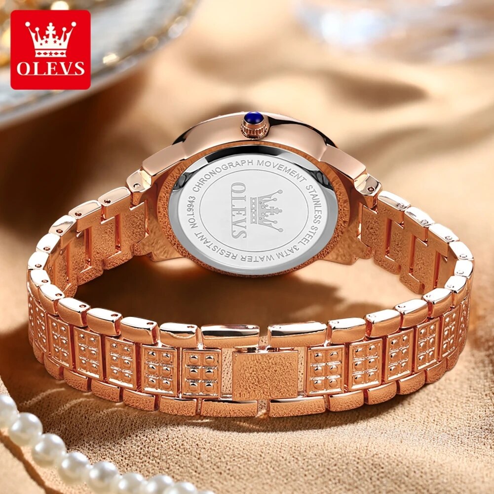 Olevs 9943 Luxe Volledig Diama - Jewelry Diamond Watches recensie en prijs