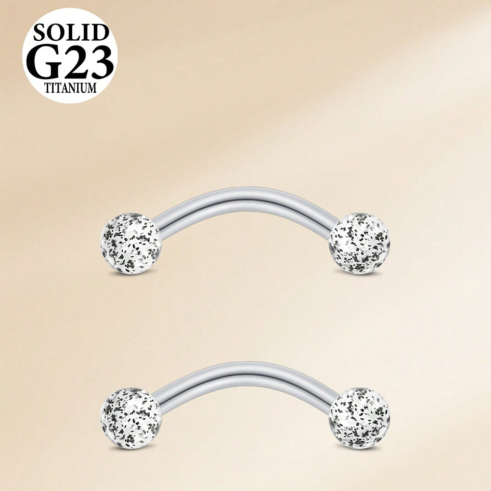 2 STUKS 16G 8/10mm Titanium Le - Christina Jewelry & Watches Marguerite Ørestik Forgyldt Sølv recensie en prijs