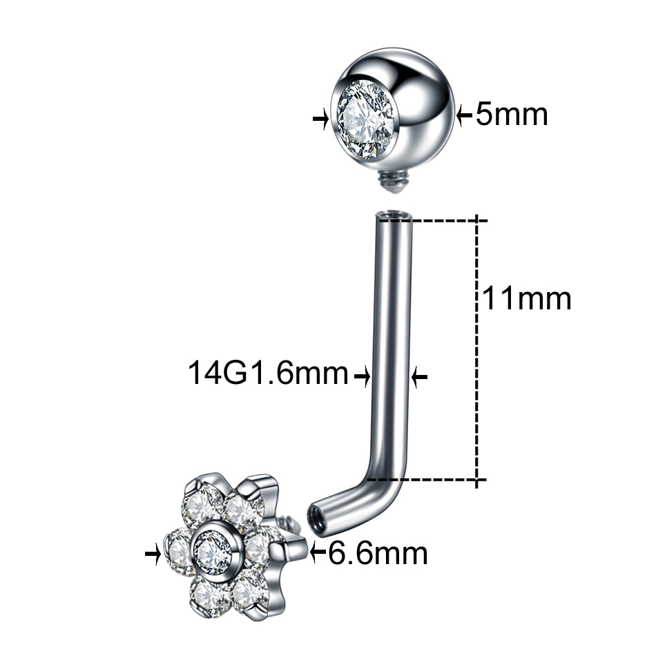 1 ST Titanium Christina Pierci - Christina Jewelry & Watches Marguerite Ørestik Forgyldt Sølv recensie en prijs