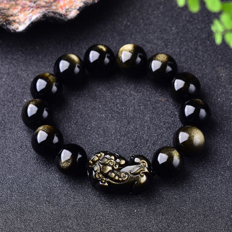 Natuurlijke Goud Obsidiaan Arm - Gemstone Bracelet Healing recensie en prijs