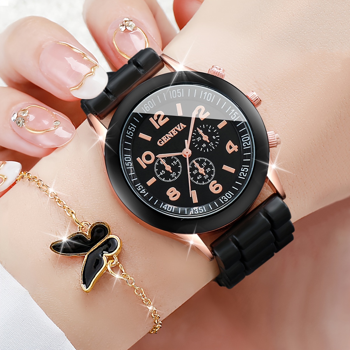6 stks/set dameshorloge casual - Jewelry Watch Making recensie en prijs