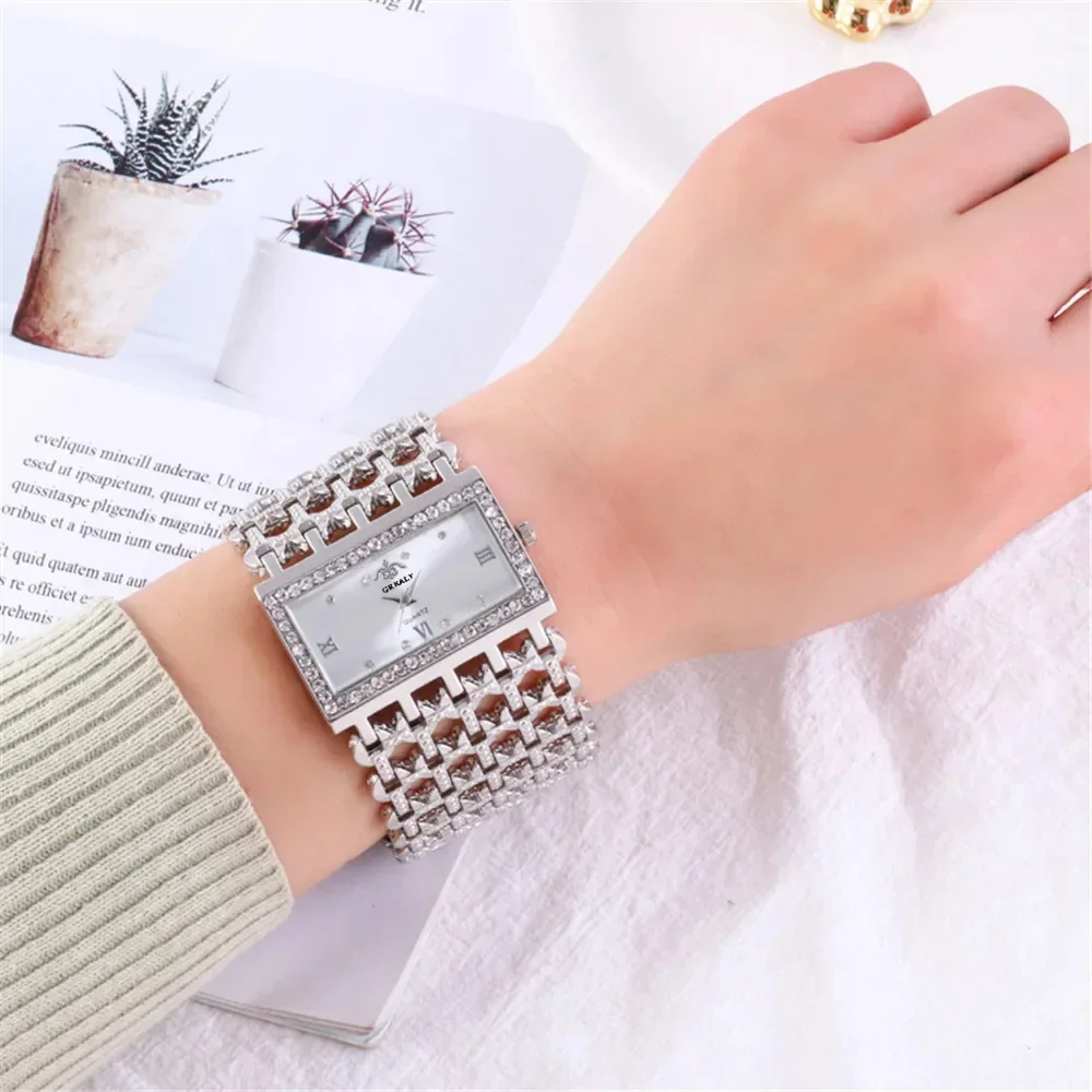 Luxe dameshorloge met vierkant - Jewelry Diamond Watches recensie en prijs