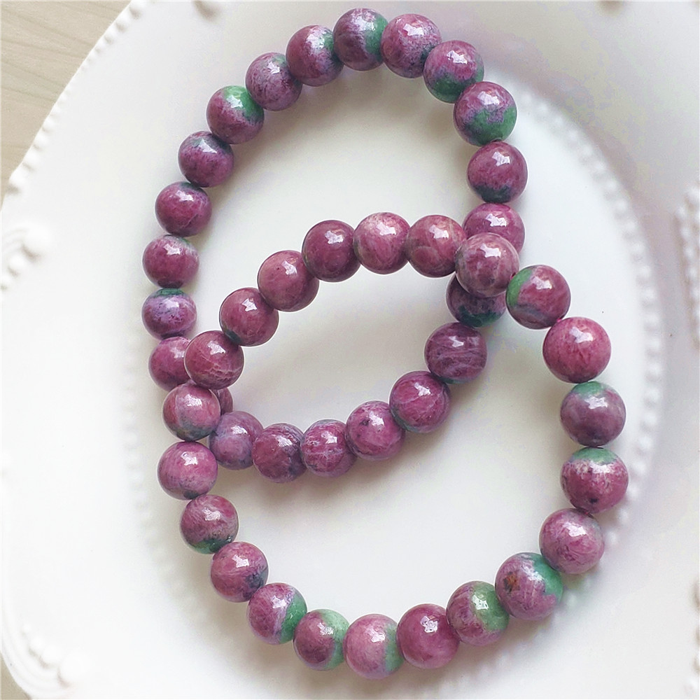 Natuurlijke rode robijn edelst - Gemstone Bracelet Healing recensie en prijs