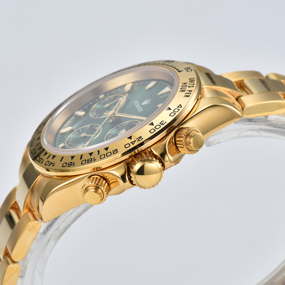 Aangepaste 39mm VK63 horloge h - Leather Bracelet recensie en prijs