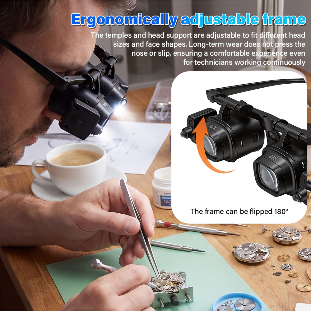 Draagbare 2X-24X Hoofdbandloep - Jewelry Eyewear Watches & Accessories recensie en prijs