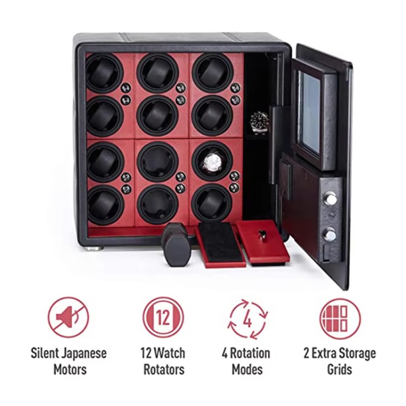 Luxe horlogewinderdoos met 12  - Automatic Watch Winder recensie en prijs