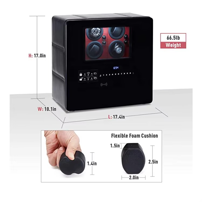 Luxe horlogewinderdoos met 12  - Automatic Watch Winder recensie en prijs