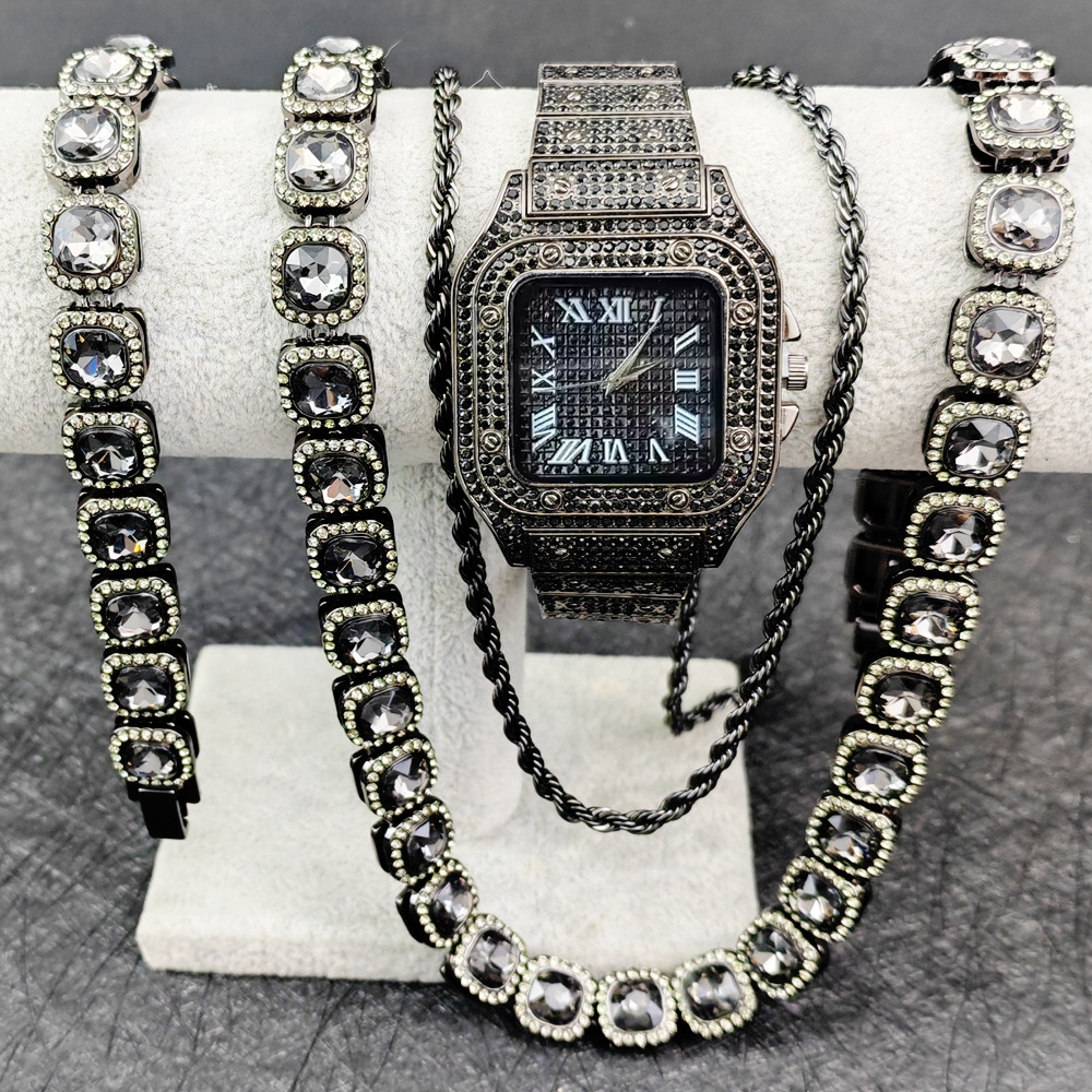 Purco Zwart Horloge Tenniskett - Icebox Jewelry Watches recensie en prijs