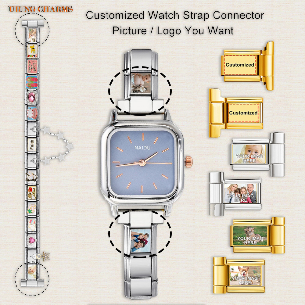 1 paar Foto Logo Aangepaste Ho - Italian Jewelry Watches recensie en prijs