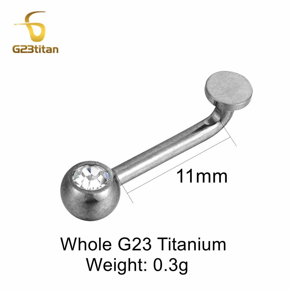 1Pc Titanium Pussy Piercing Ch - Christina Jewelry & Watches Marguerite Ørestik Forgyldt Sølv recensie en prijs