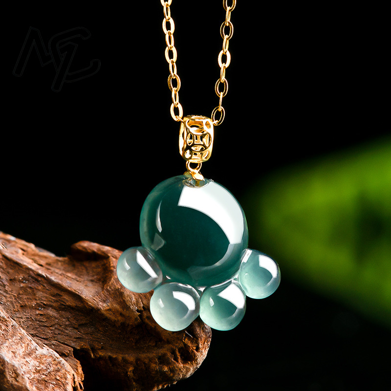 Natuurlijke echte smaragd blau - The Jewelry & Watches recensie en prijs