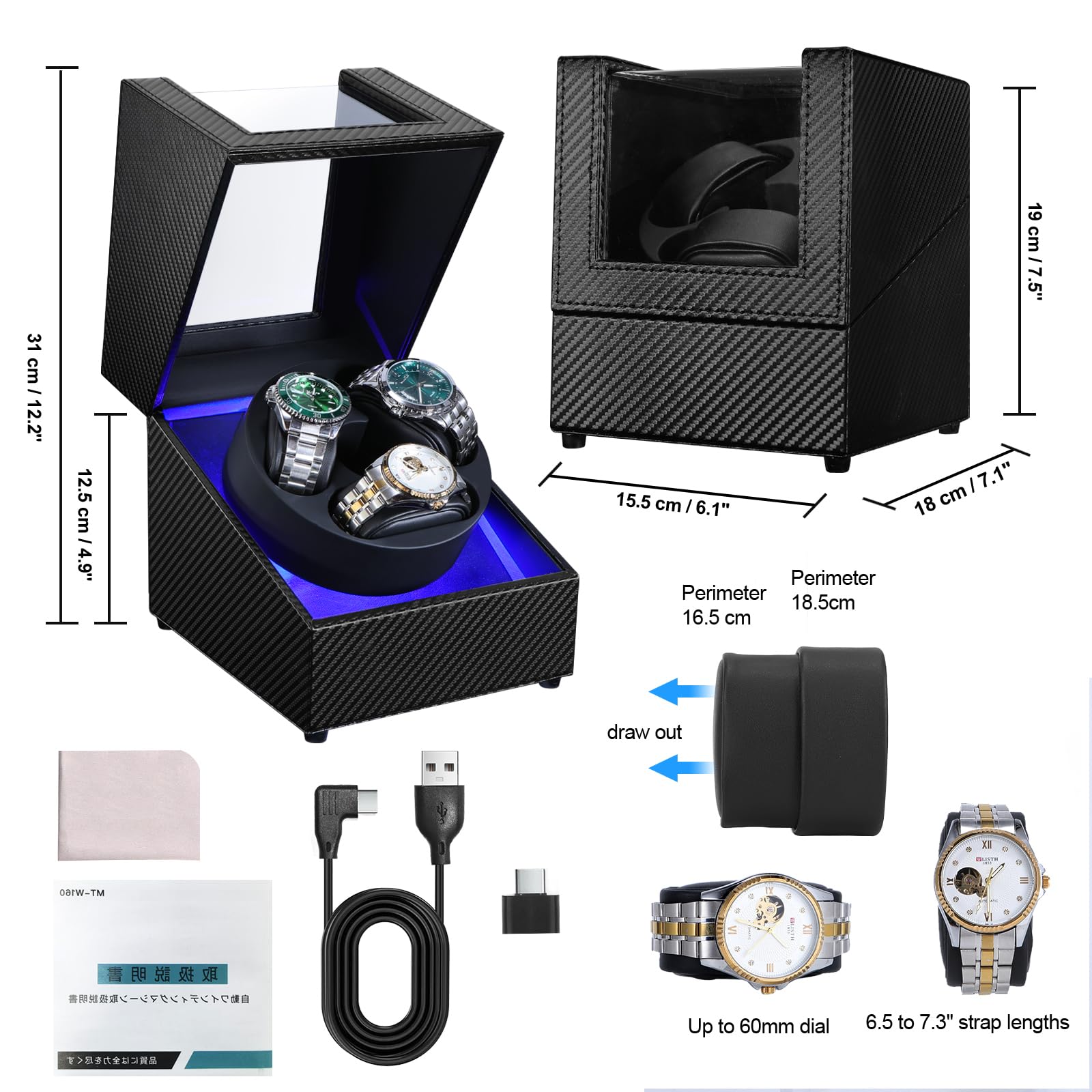 J&T Technology Watch Winder vo - Automatic Watch Winder recensie en prijs