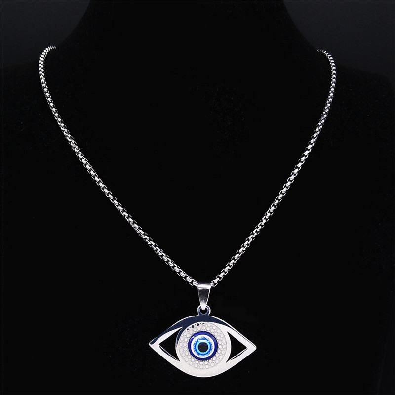 Islam Hamsa Evil Blue Eye kett - The Jewelry & Watches recensie en prijs