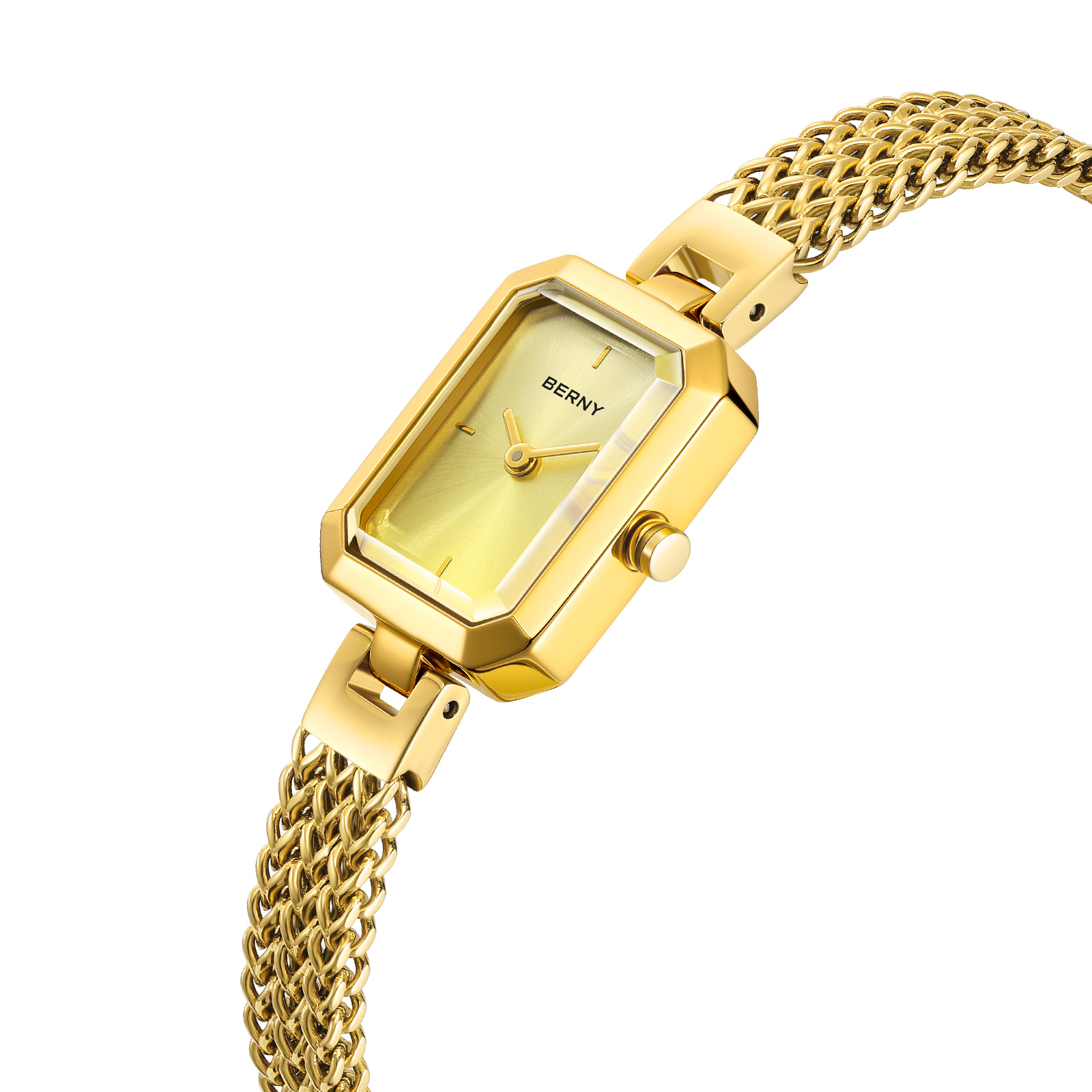 Berny Gold Horloge Voor Vrouwe - Mystery Jewelry Jar Watches recensie en prijs