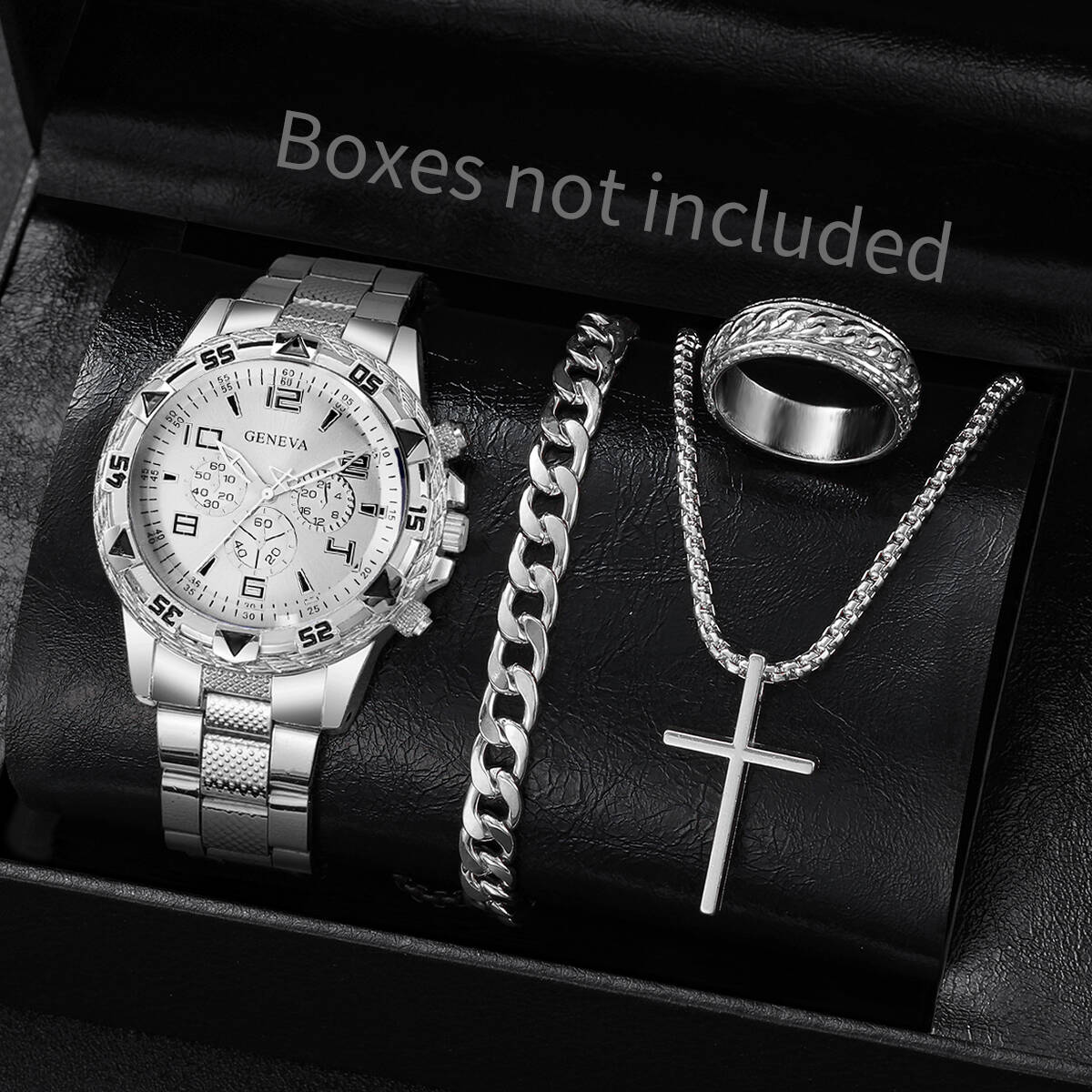 4 stks/set Mode Mannen Zakelij - Mystery Jewelry Jar Watches recensie en prijs