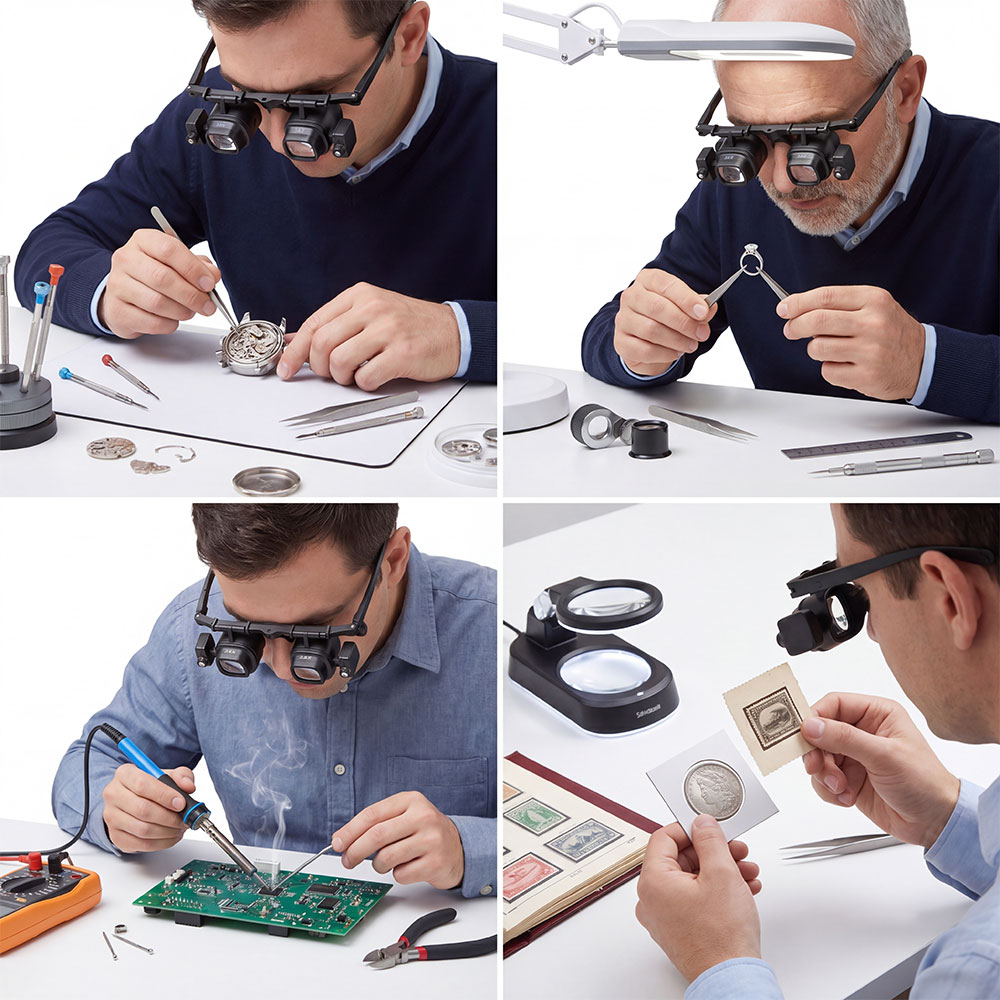 Draagbare 2X-24X Hoofdband Ver - Jewelry Eyewear Watches & Accessories recensie en prijs