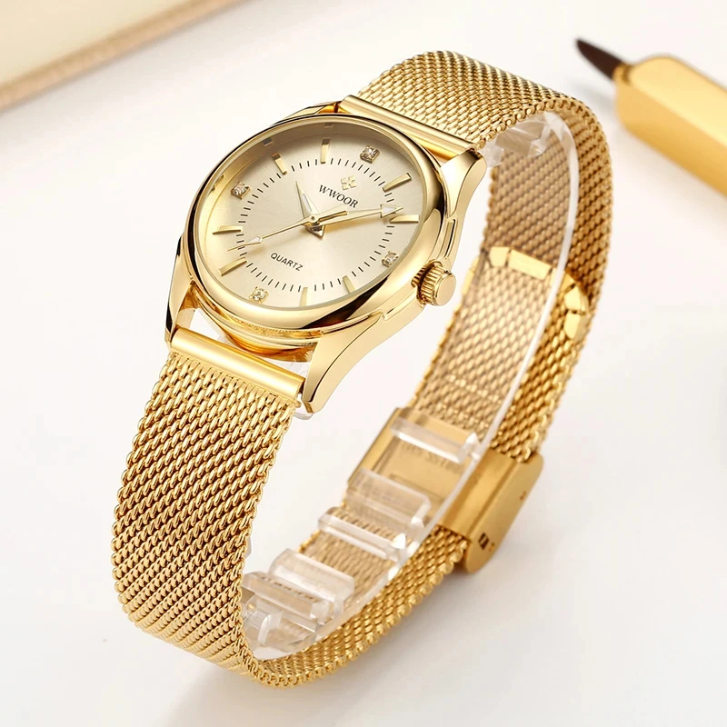 WWOOR Luxe Merk Jurk Gouden Ho - Jewelry Diamond Watches recensie en prijs