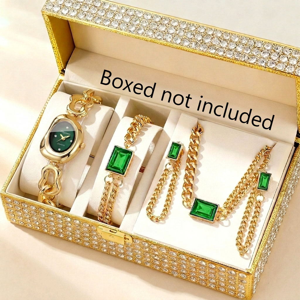 5-delige modieuze dameshorloge - Mystery Jewelry Jar Watches recensie en prijs