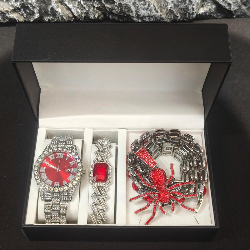 Hiphop-sieradenset voor heren  - Icebox Jewelry Watches recensie en prijs
