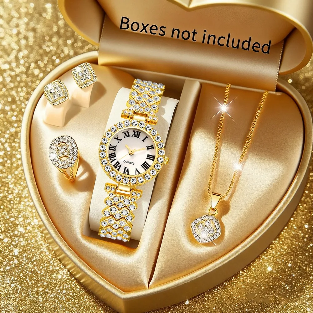 2026 5 stks Elegante Strass Vr - Jewelry Box Watches Bracelets recensie en prijs